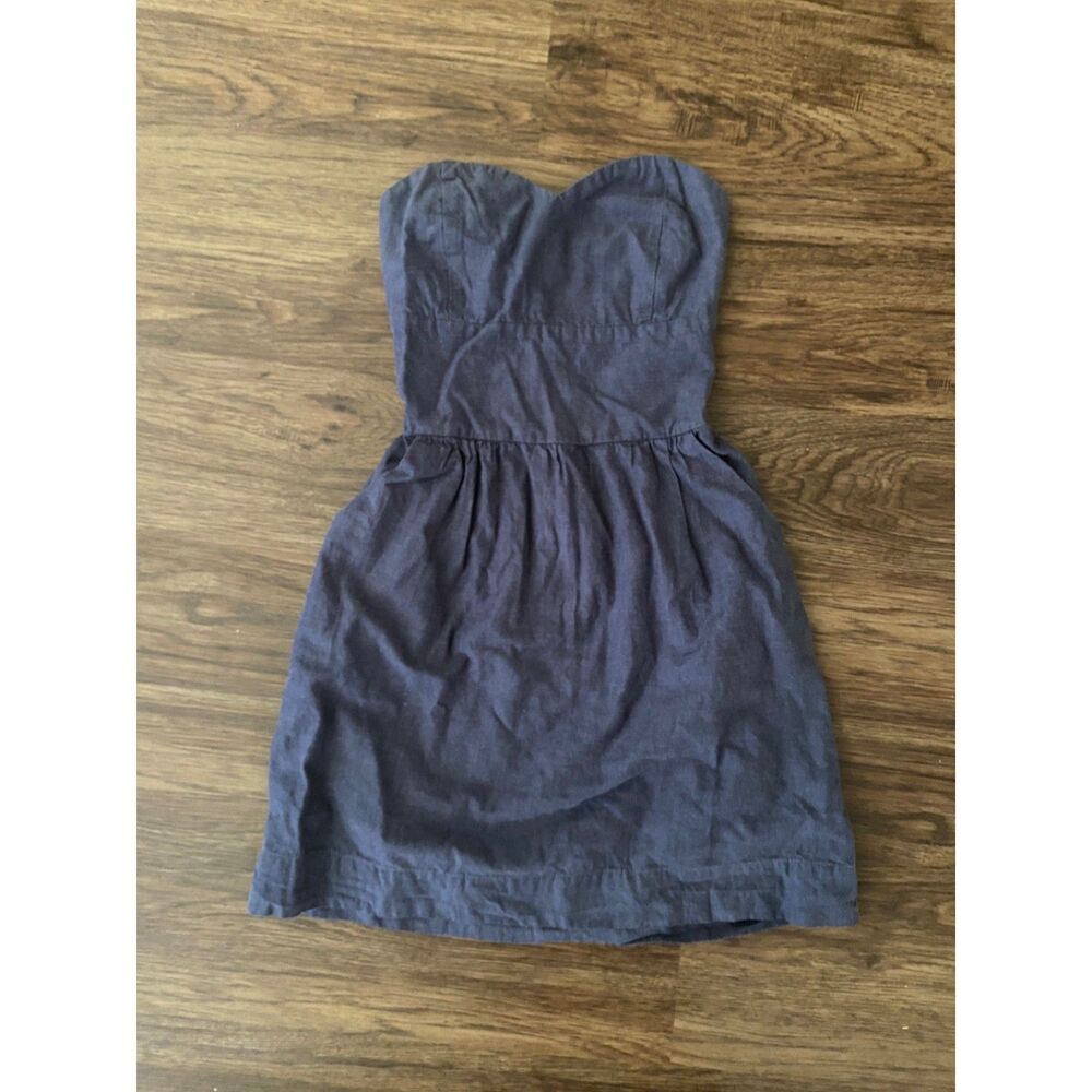 Say What Strapless Denim Dress 100% Cotton Y2K SIZE S